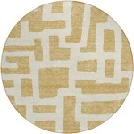 Addison Chantille ACN903-Gold 8 ft. X 8 ft. Round Rug
