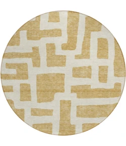 Addison Chantille ACN903-Gold 8 ft. X 8 ft. Round Rug