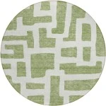 Addison Chantille ACN903-Green 8 ft. X 8 ft. Round Rug