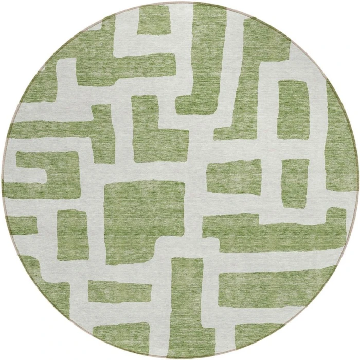 Addison Chantille ACN903-Green 8 ft. X 8 ft. Round Rug