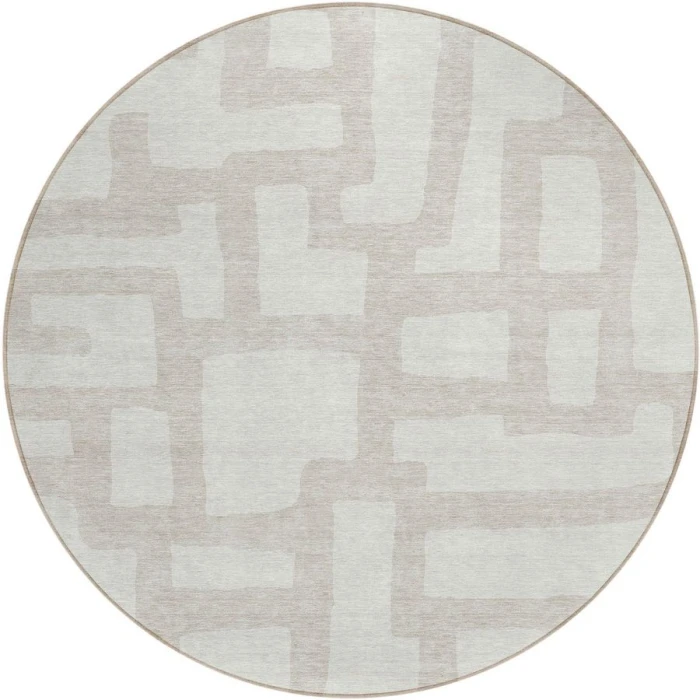 Addison Chantille ACN903-Ivory 8 ft. X 8 ft. Round Rug