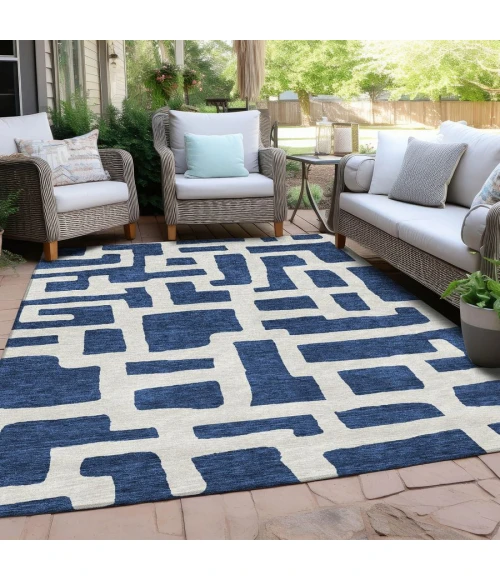 Addison Chantille ACN903-Navy 8 ft. X 10 ft. Rectangle Rug