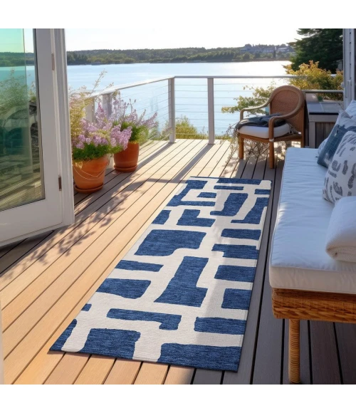 Addison Chantille ACN903-Navy 2 ft. 3 in. X 7 ft. 6 in. Rectangle Rug