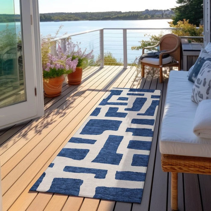 Addison Chantille ACN903-Navy 2 ft. 3 in. X 7 ft. 6 in. Rectangle Rug