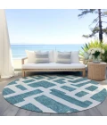 Addison Chantille ACN903-Teal 8 ft. X 8 ft. Round Rug