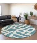 Addison Chantille ACN903-Teal 8 ft. X 8 ft. Round Rug