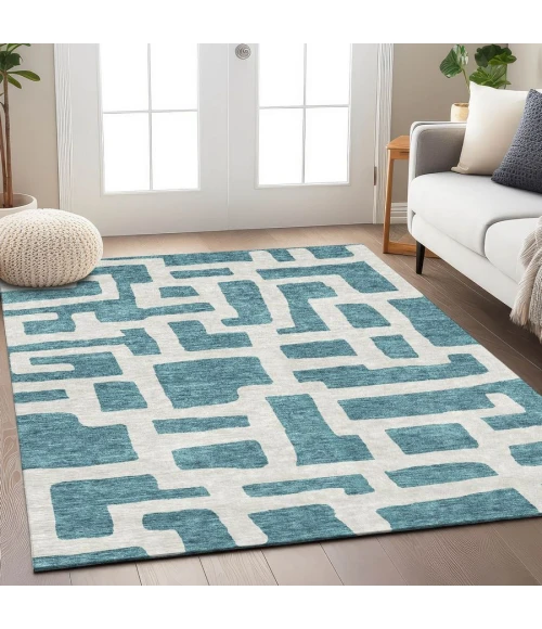 Addison Chantille ACN903-Teal 8 ft. X 10 ft. Rectangle Rug