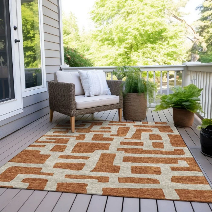 Addison Chantille ACN903-Terracotta 10 ft. X 14 ft. Rectangle Rug