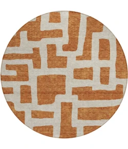 Addison Chantille ACN903-Terracotta 8 ft. X 8 ft. Round Rug