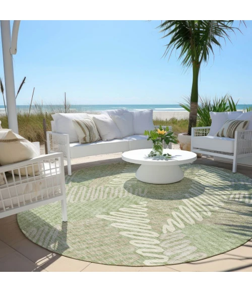 Addison Chantille ACN904-Aloe 8 ft. X 8 ft. Round Rug