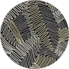 Addison Chantille ACN904-Black 8 ft. X 8 ft. Round Rug