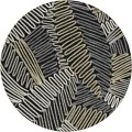 Addison Chantille ACN904-Black 8 ft. X 8 ft. Round Rug