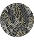 Addison Chantille ACN904-Black 8 ft. X 8 ft. Round Rug