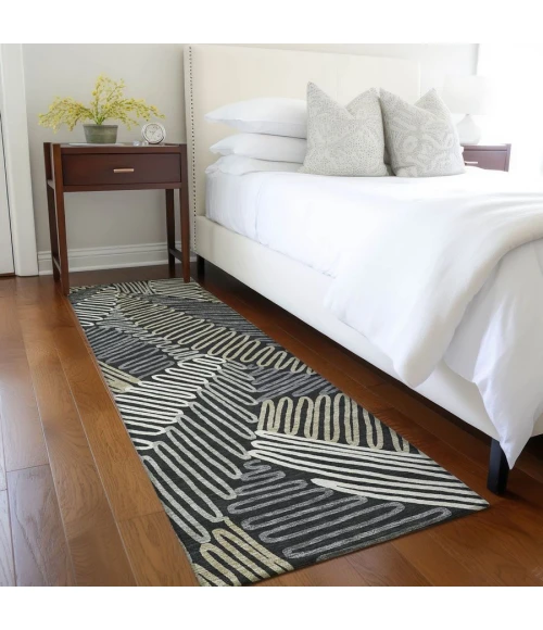 Addison Chantille ACN904-Black 2 ft. 3 in. X 7 ft. 6 in. Rectangle Rug