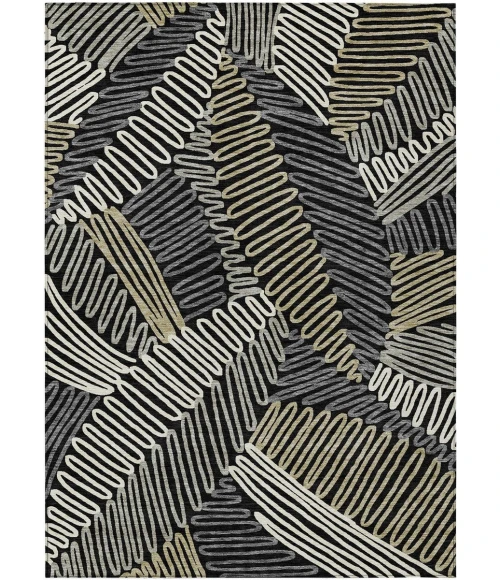 Addison Chantille ACN904-Black 3 ft. X 5 ft. Rectangle Rug