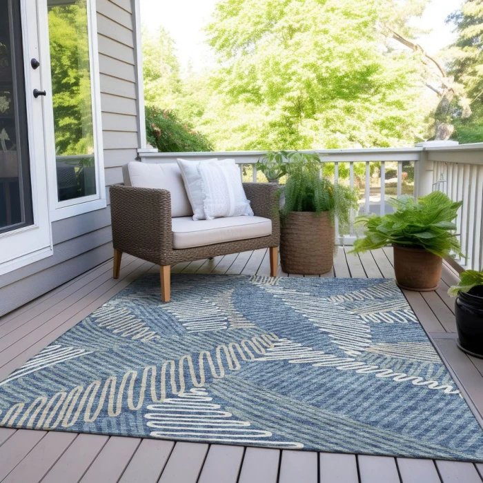 Addison Chantille ACN904-Blue 5 ft. X 7 ft. 6 in. Rectangle Rug