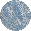 Addison Chantille ACN904-Blue 8 ft. X 8 ft. Round Rug