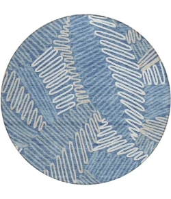 Addison Chantille ACN904-Blue 8 ft. X 8 ft. Round Rug