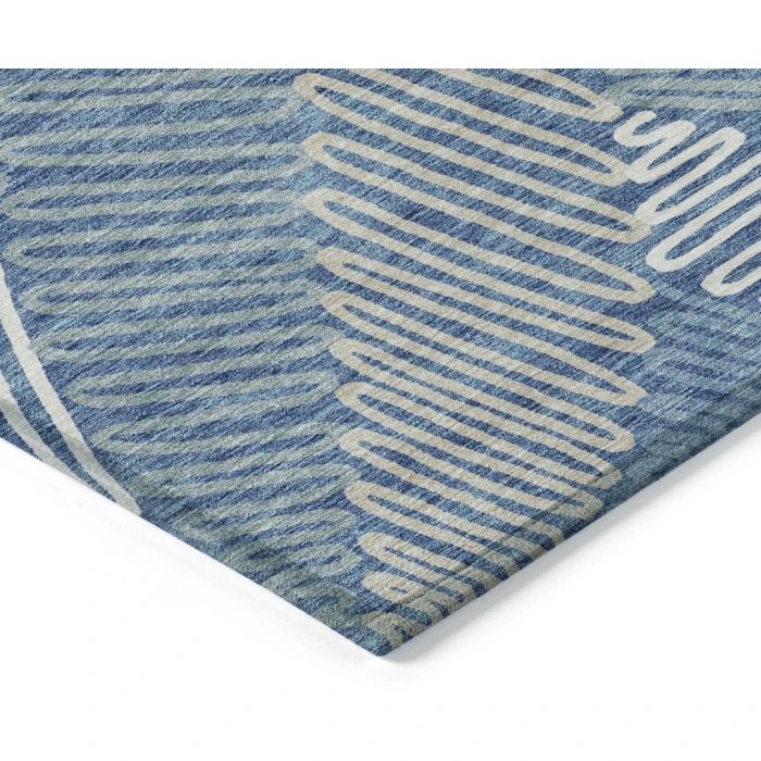 Addison Chantille ACN904-Blue 8 ft. X 8 ft. Round Rug