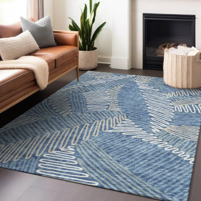 Addison Chantille ACN904-Blue 5 ft. X 7 ft. 6 in. Rectangle Rug