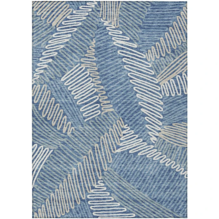 Addison Chantille ACN904-Blue 5 ft. X 7 ft. 6 in. Rectangle Rug