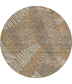Addison Chantille ACN904-Brown 8 ft. X 8 ft. Round Rug