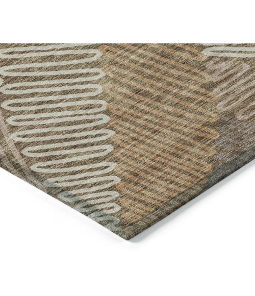 Addison Chantille ACN904-Brown 8 ft. X 8 ft. Round Rug