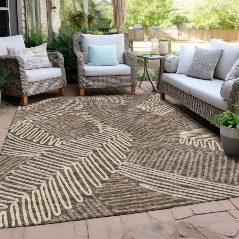 Addison Chantille ACN904-Chocolate 10 ft. X 14 ft. Rectangle Rug