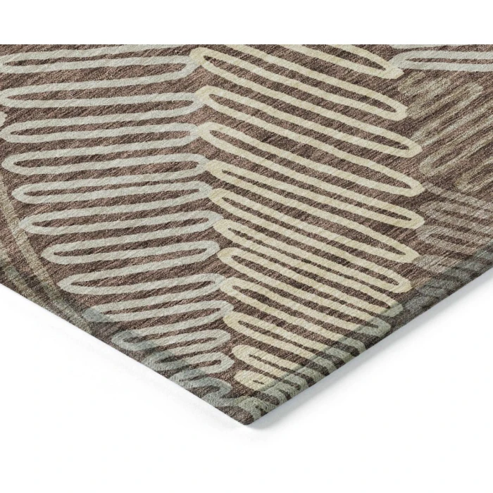 Addison Chantille ACN904-Chocolate 8 ft. X 8 ft. Round Rug