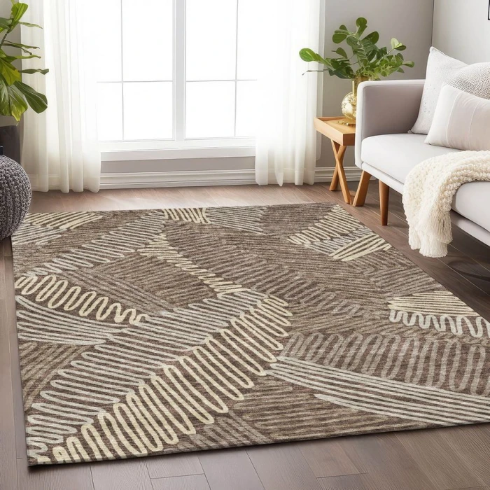 Addison Chantille ACN904-Chocolate 5 ft. X 7 ft. 6 in. Rectangle Rug