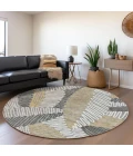 Addison Chantille ACN904-Gray 8 ft. X 8 ft. Round Rug
