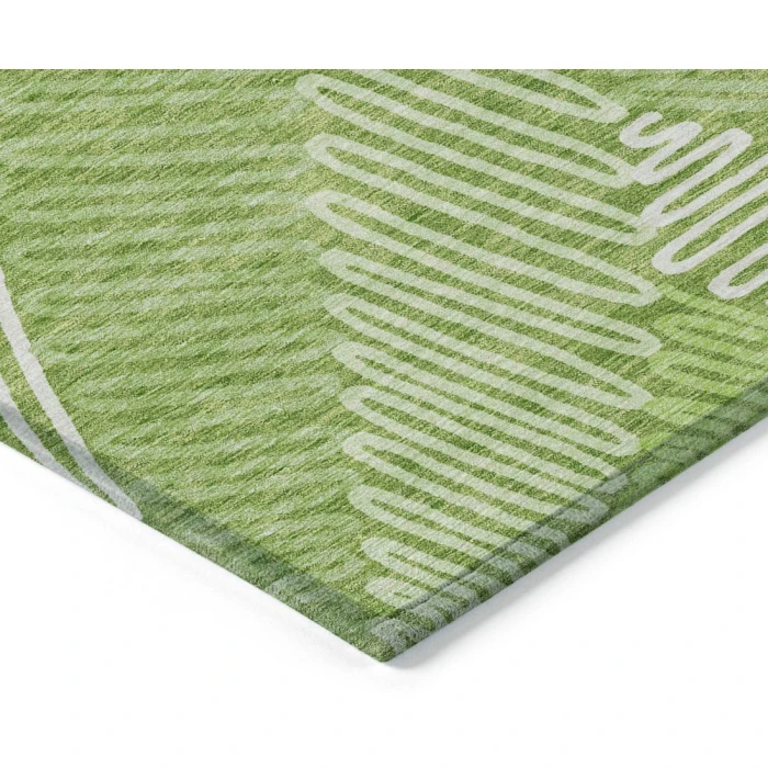 Addison Chantille ACN904-Lime 8 ft. X 8 ft. Round Rug