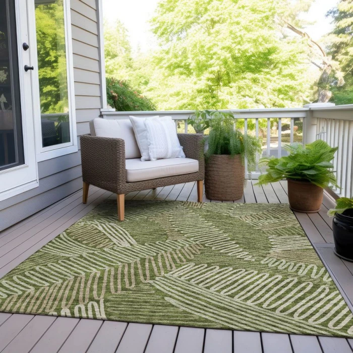 Addison Chantille ACN904-Olive 8 ft. X 10 ft. Rectangle Rug