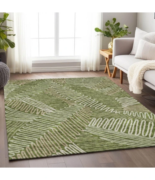 Addison Chantille ACN904-Olive 3 ft. X 5 ft. Rectangle Rug