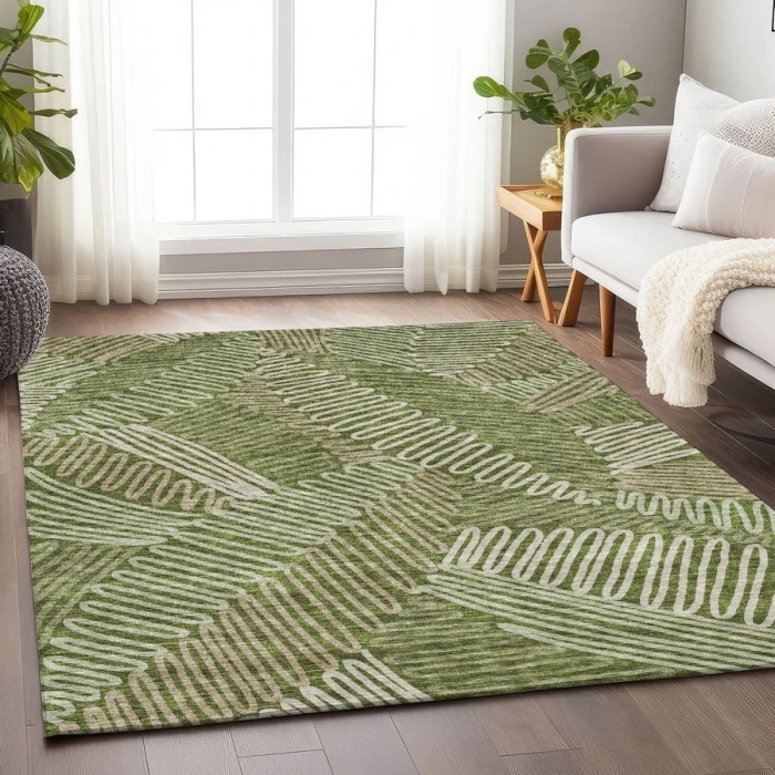 Addison Chantille ACN904-Olive 8 ft. X 10 ft. Rectangle Rug