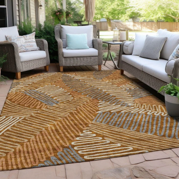 Addison Chantille ACN904-Paprika 9 ft. X 12 ft. Rectangle Rug
