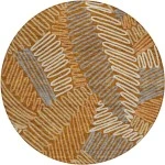 Addison Chantille ACN904-Paprika 8 ft. X 8 ft. Round Rug