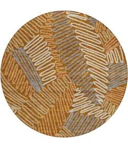 Addison Chantille ACN904-Paprika 8 ft. X 8 ft. Round Rug