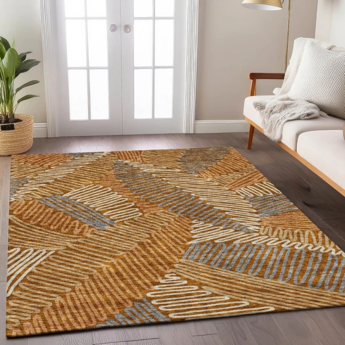 Addison Chantille ACN904-Paprika 9 ft. X 12 ft. Rectangle Rug