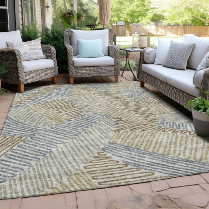 Addison Chantille ACN904-Taupe 5 ft. X 7 ft. 6 in. Rectangle Rug