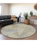 Addison Chantille ACN904-Taupe 8 ft. X 8 ft. Round Rug