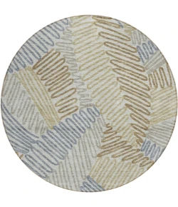 Addison Chantille ACN904-Taupe 8 ft. X 8 ft. Round Rug