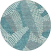Addison Chantille ACN904-Teal 8 ft. X 8 ft. Round Rug
