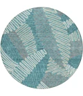 Addison Chantille ACN904-Teal 8 ft. X 8 ft. Round Rug