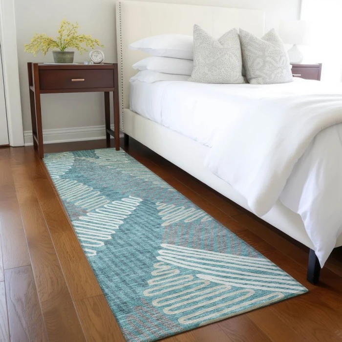 Addison Chantille ACN904-Teal 2 ft. 3 in. X 7 ft. 6 in. Rectangle Rug