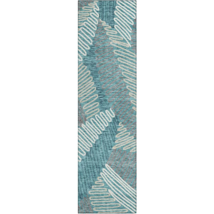 Addison Chantille ACN904-Teal 2 ft. 3 in. X 7 ft. 6 in. Rectangle Rug