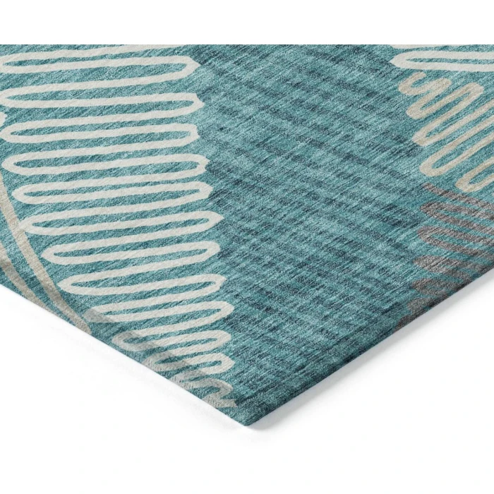 Addison Chantille ACN904-Teal 2 ft. 3 in. X 7 ft. 6 in. Rectangle Rug
