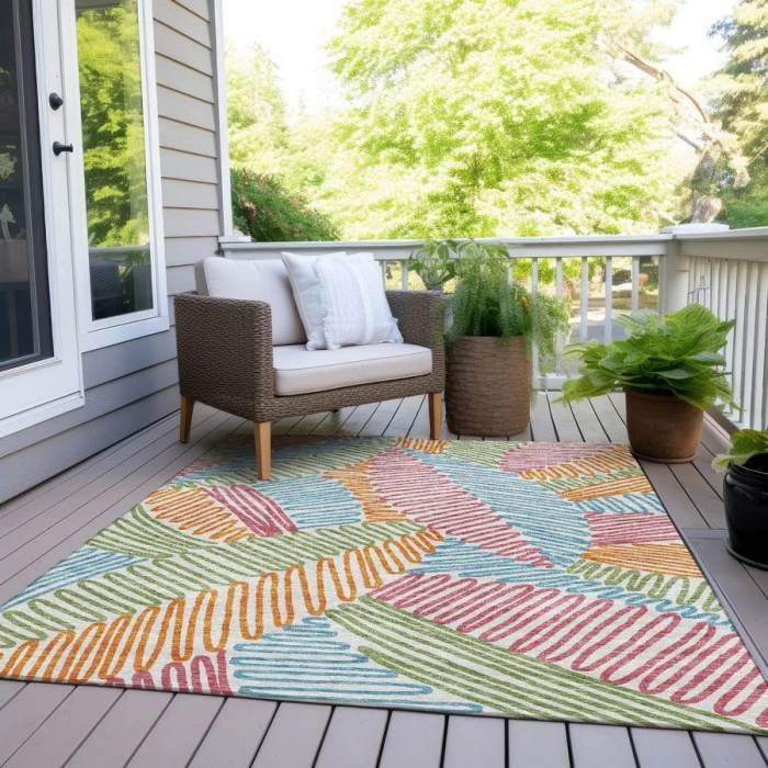 Addison Chantille ACN904-White 9 ft. X 12 ft. Rectangle Rug