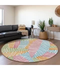 Addison Chantille ACN904-White 8 ft. X 8 ft. Round Rug