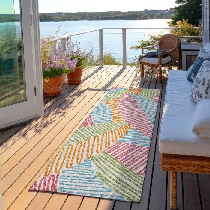 Addison Chantille ACN904-White 2 ft. 3 in. X 7 ft. 6 in. Rectangle Rug